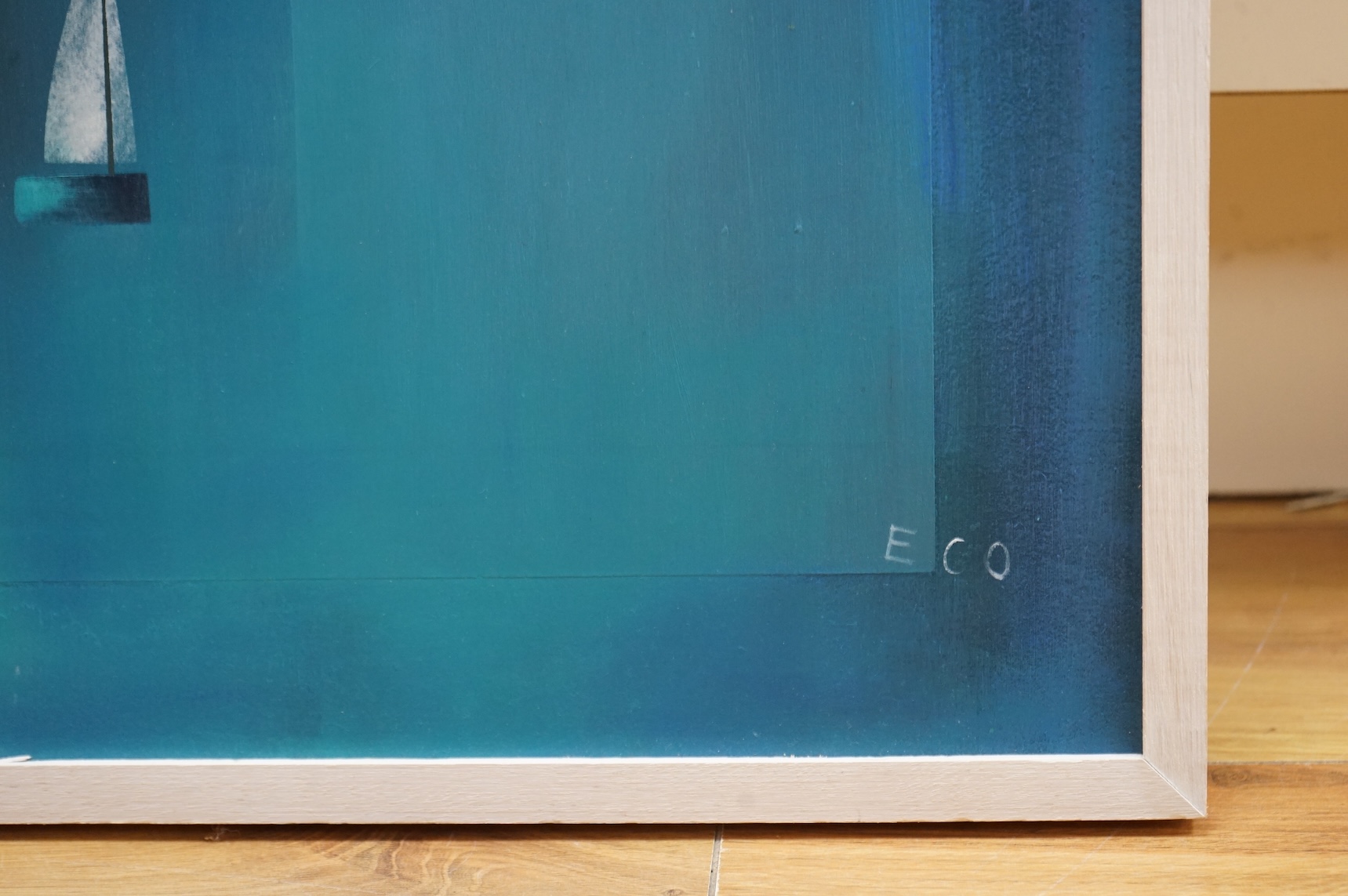 E. O'Donnell, ‘Montenegro waters’ and ‘Istira’, each signed, two acrylics on board, largest 60 x 60cm
